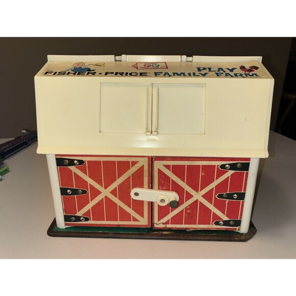 Fisher-Price Other - Fisher-Price Toy Play Family Farm Red Barn Little People Vintage 1967